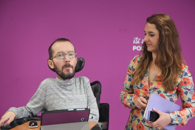Rueda de prensa de Podemos sobre actualidad nacional y la situación del partido