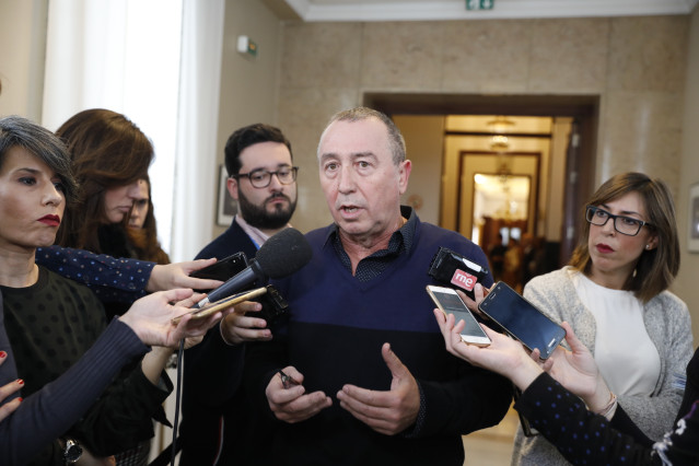 El portavoz del Grupo Mixto en el Congreso, Joan Baldoví