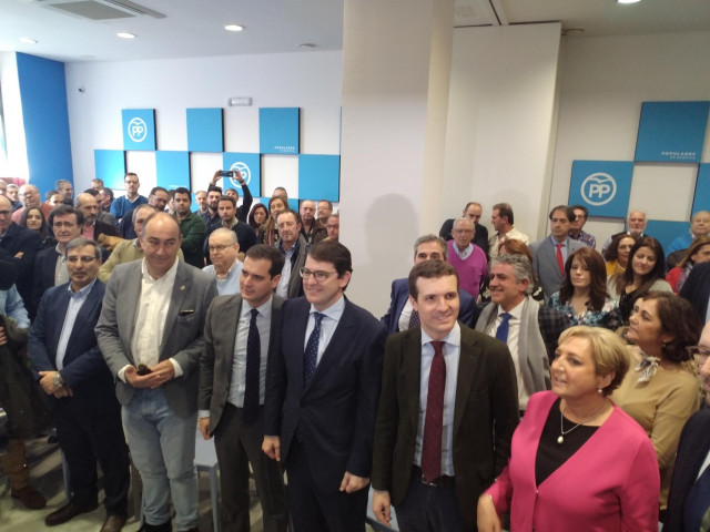 Casado en la sede del PP de SEGOVIA