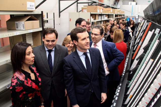 Presidente del PP, Pablo Casado, en Cuenca