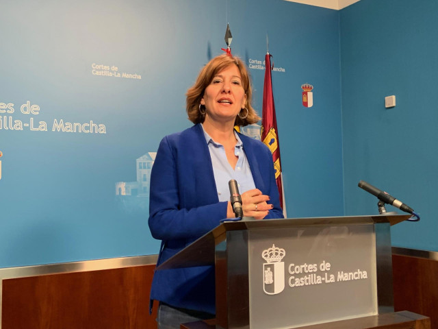 La portavoz del PSOE en las Cortes Blancha Fernández