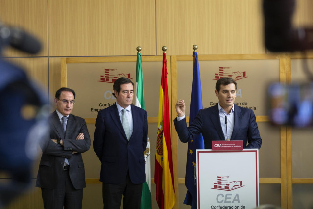 El presidente de Cs, Albert Rivera, en la CEA