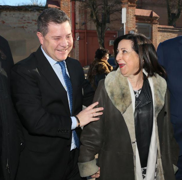 Emiliano García Page y Margarita Robles