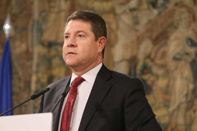 Emiliano García-Page, en encuentro con medios