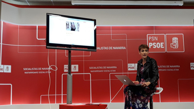 María Chivite, secretaria general del PSN