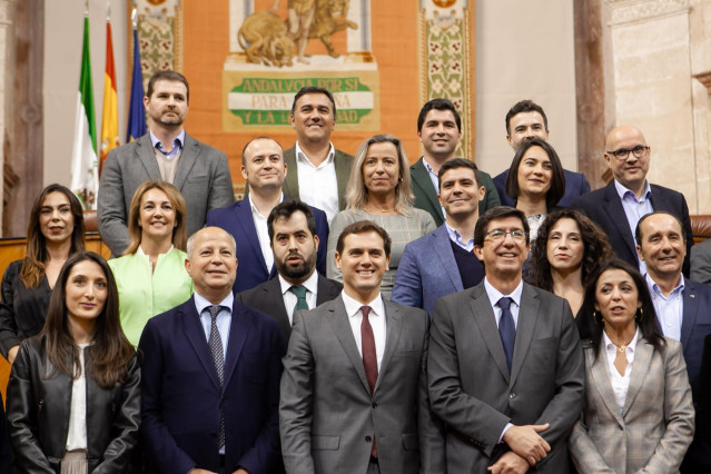 El presidente de Ciudadanos (Cs), Albert Rivera, reunido hace unas semanas con l