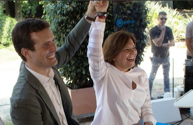 Pablo Casado e Isabel Bonig en una imagen de archivo