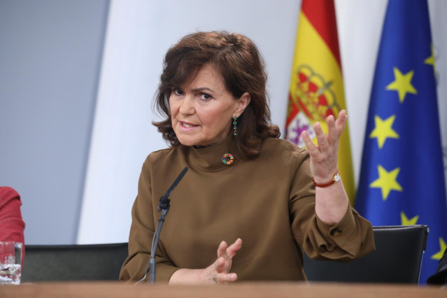 Rueda de prensa posterior al Consejo de Ministros para tratar, entre otros temas