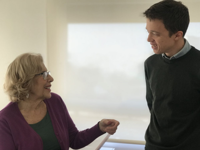 Manuela Carmena e Íñigo Errejón