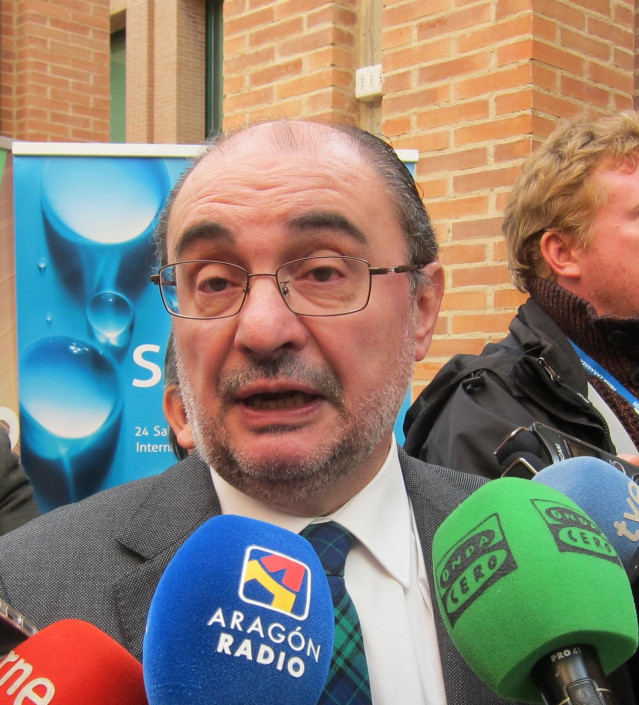 El presidente del Gobierno de Aragón, Javier Lambán.