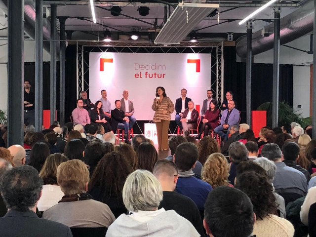 Carmen Calvo en un acto socialista en Inca