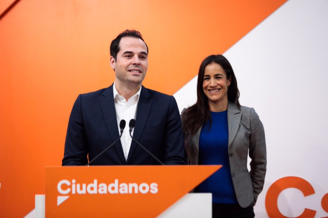Los portavoces de Cs en Madrid, Ignacio Aguado y Begoña Villacís