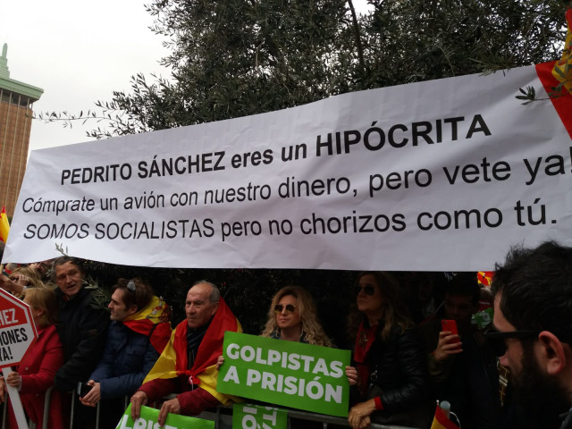 Concentración en Madrid bajo el lema 'Por una España unida'