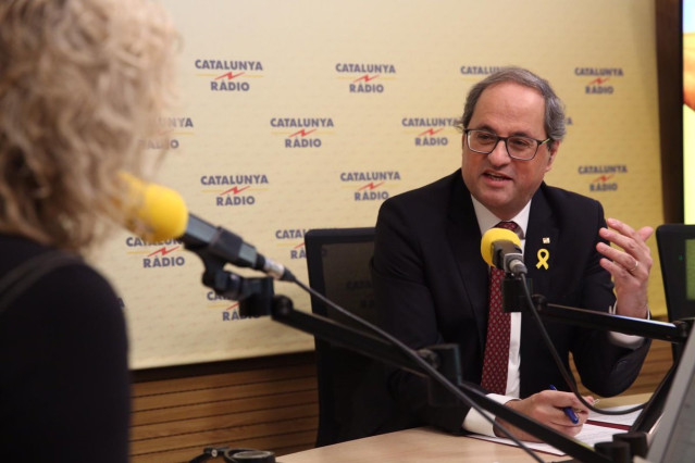 El presidente de la Generalitat, Quim Torra