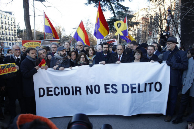 Inicio del juicio del procés en el Tribunal Supremo