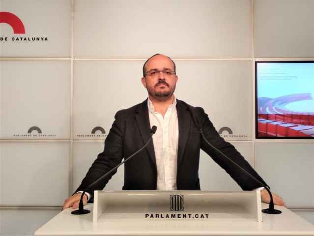 El líder del PP catalán, Alejandro Fernández.