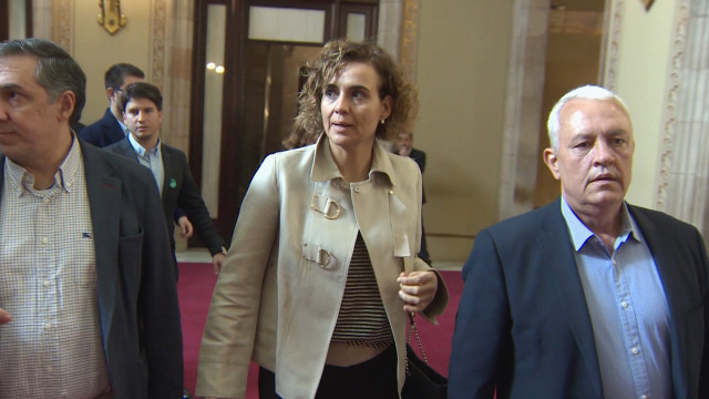 La portavoz del PP en el Congreso de los Diputados, Dolors Montserrat, visita al