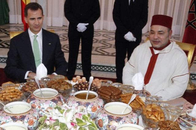 El rey de España Felipe VI y el de Marruecos Mohamed VI