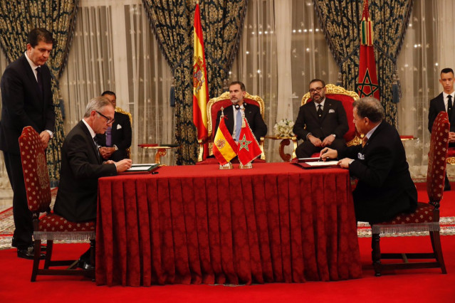 Los Reyes llegan a Marruecos para el Viaje de Estado