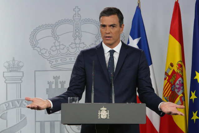 Pedro Sánchez se reúne con el presidente de Chile, Sebastián Piñera