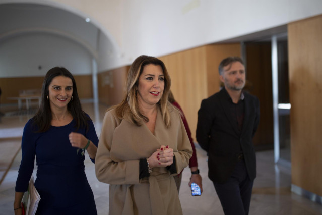 La expresidenta de la Junta y secretaria general del PSOE-A, Susana Díaz, en el