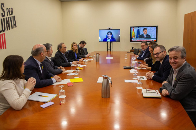 Junts per Catalunya y el PDCat celebran una reunión estratégica en el Parlament