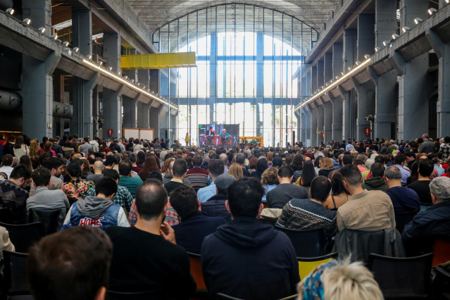 Acto de Más Madrid en La Nave de Villaverde (Madrid)