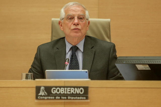 Comparecencia de Josep Borrell en el Congreso para explicar la posición española