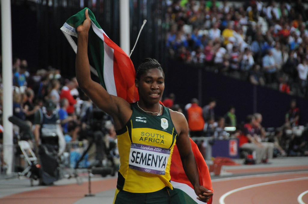 La atleta sudafricana Caster Semenya