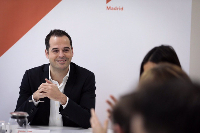 El portavoz de Cs en la Asamblea de Madrid, Ignacio Aguado, preside el Comité Au