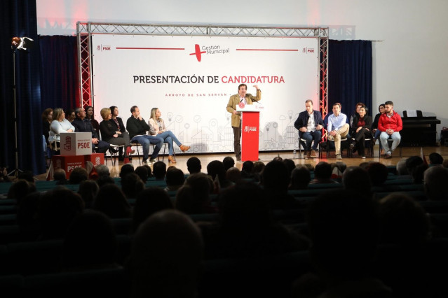 Presidente de la Junta, Guillermo Fernández Vara en un acto público