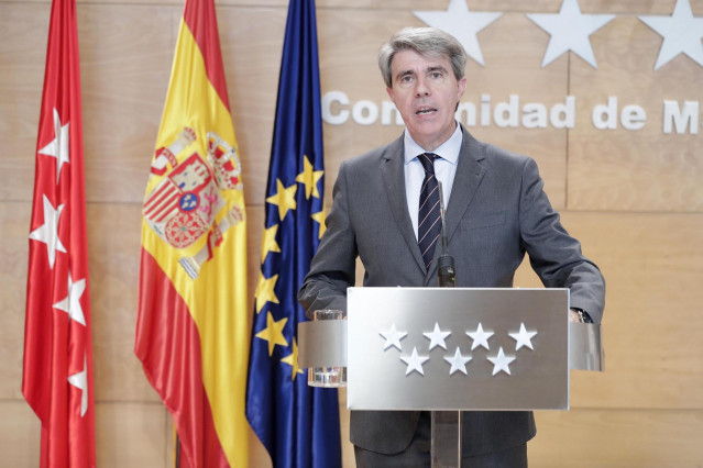 El presidente de la Comunidad de Madrid, Ángel Garrido, comparece en rueda de pr