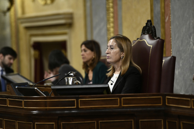 Sesión plenaria en el Congreso de los Diputados