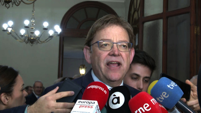 Rueda de prensa del president de la Generalitat valenciana, Ximo Puig