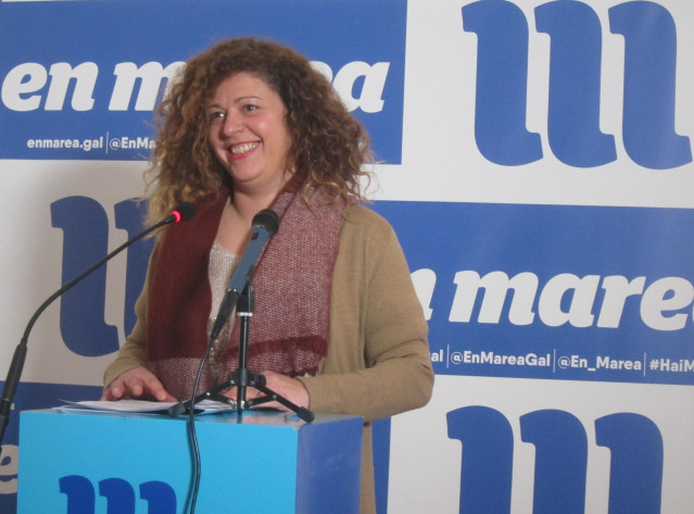 La portavoz de la coordinadora de En Marea, Ana Seijas