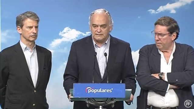 Rueda de prensa de Esteban González Pons tras la expulsión de Venezuela de la de