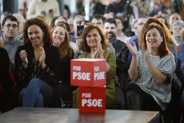 Intervención de la presidenta del Gobierno, Carmen Calvo, en un acto del PSIB-PS