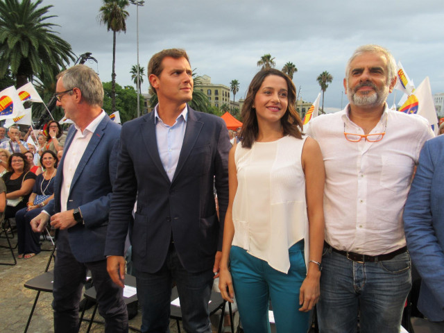 J.M.Villegas, A.Rivera,I.Arrimadas, C.Carrizosa (Cs)