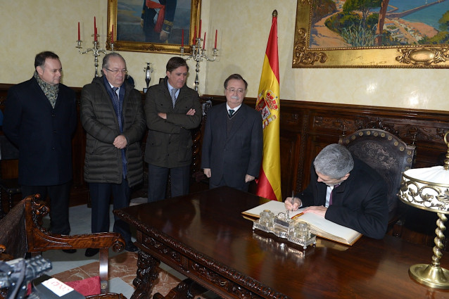 Marlaska, durante una visita a Ceuta en 2018