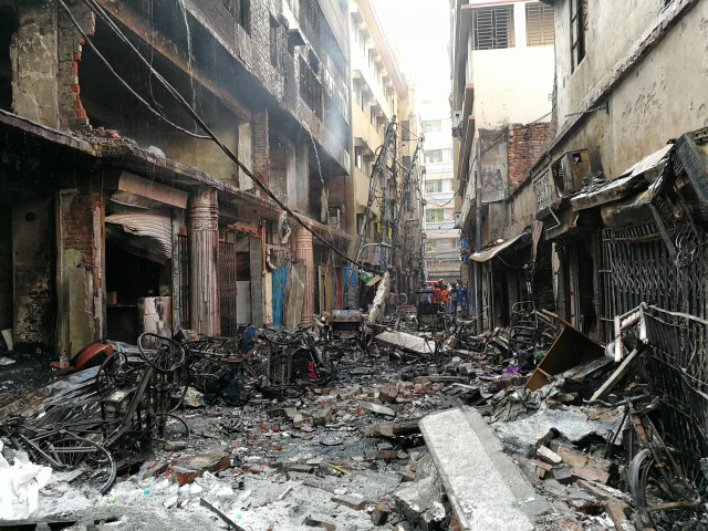Fire in Bangladesh