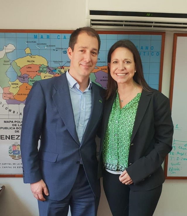 El vicepresidente de Vox se reúne en Venezuela con líderes de la opositores