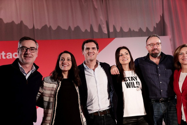 José Manuel Villegas, Inés Arrimadas, Albert Rivera, Lorena Roldán, Juan Carlos