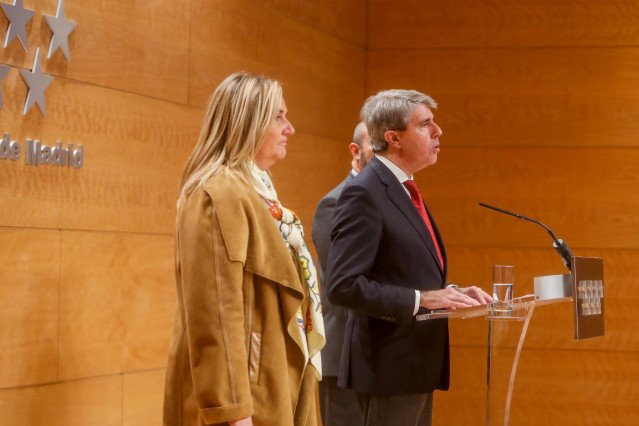El presidente de la Comunidad de Madrid, Ángel Garrido comparece para valorar la