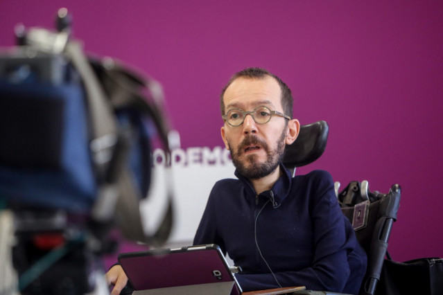 Entrevista de Europa Press al secretario de Organización de Podemos, Pablo Echen