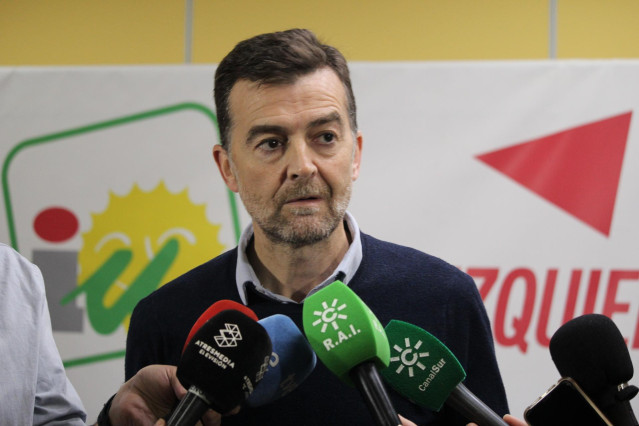 El coordinador general de IU Andalucía, Antonio Maíllo