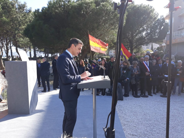 El presidente del Gobierno, Pedro Sánchez