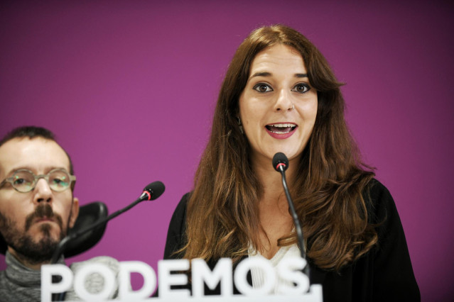 Rueda de prensa de Podemos
