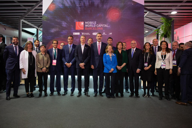Inauguración del GSMA Mobile World Congress 2019 en Barcelona
