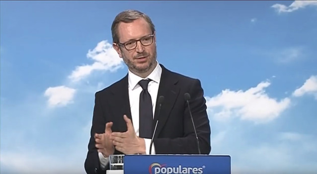 Rueda de prensa de Javier Maroto tras la reunión del Comité de Dirección del PP