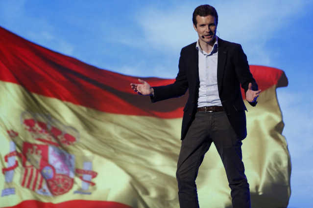 Pablo Casado, y  Juanma Moreno presentan a Sebastián Pérez como candidato a la A